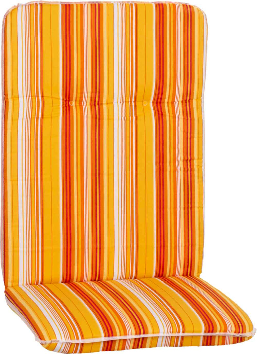 beo Gartenmöbel Auflage Streifen orange für Hochlehner Edremit M616