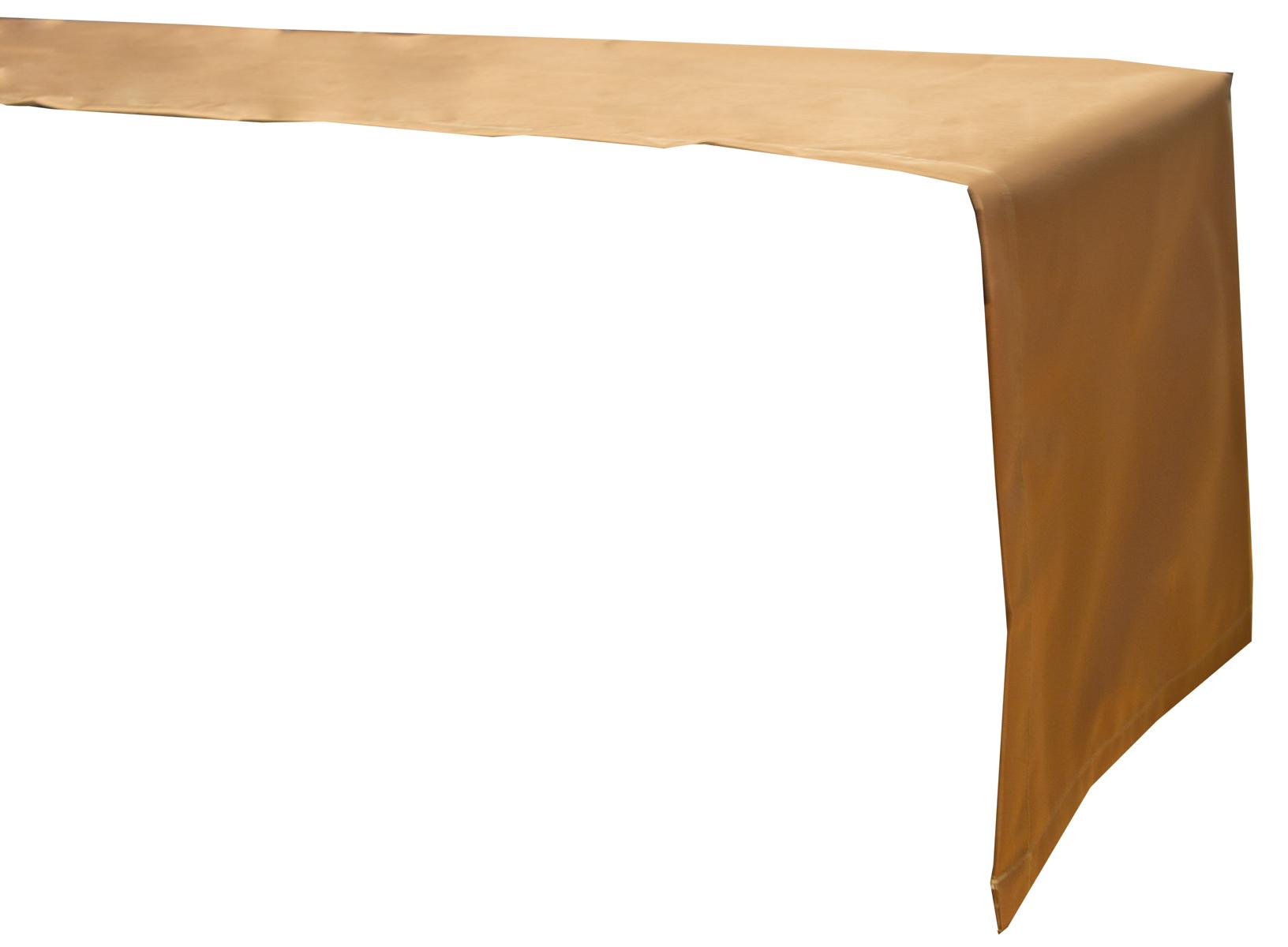 Tischläufer 120x45 cm wasserabweisend 100% Polyester in sand
