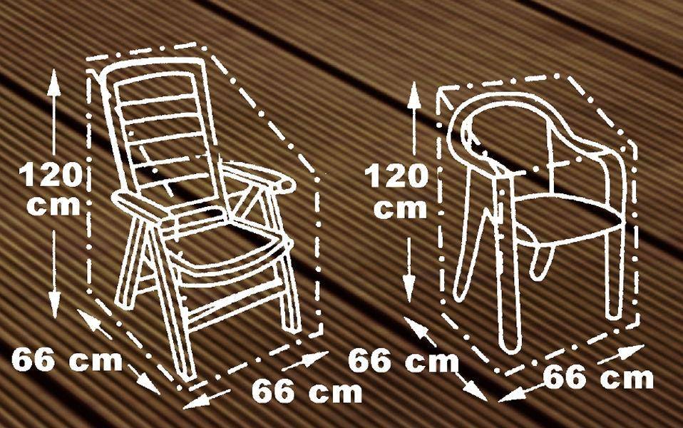 Schutzhülle für Stühle mit hoher Rückenlehne von beo