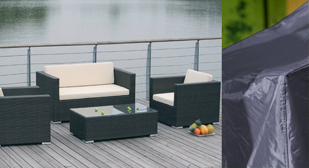 acamp® Premium-Schutzhülle für mittlere Loungegruppen 205x150x85cm